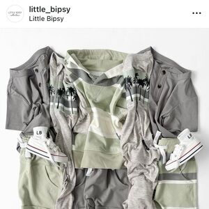 SOLD-Little Bipsy palm tree tee